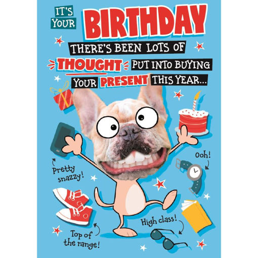 Picture of ITS YOUR BIRTHDAY DOG HUMOROUS CARD